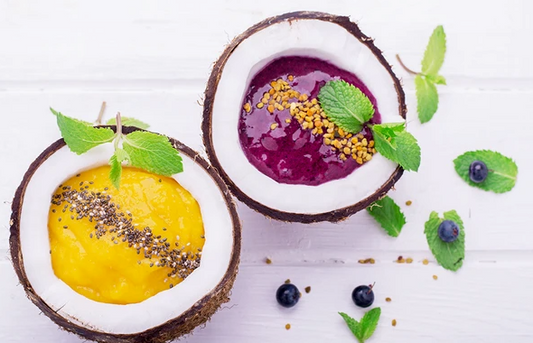 Mint Mango Protein Smoothie