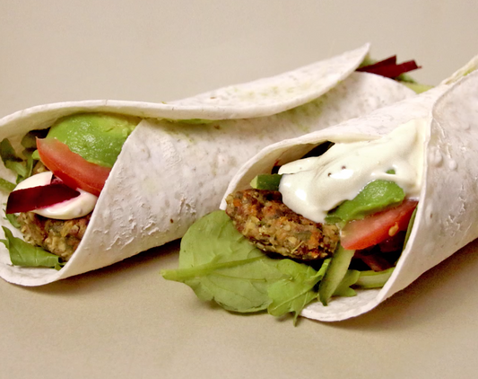 Vegan and Gluten Free Burger Wrap Recipe