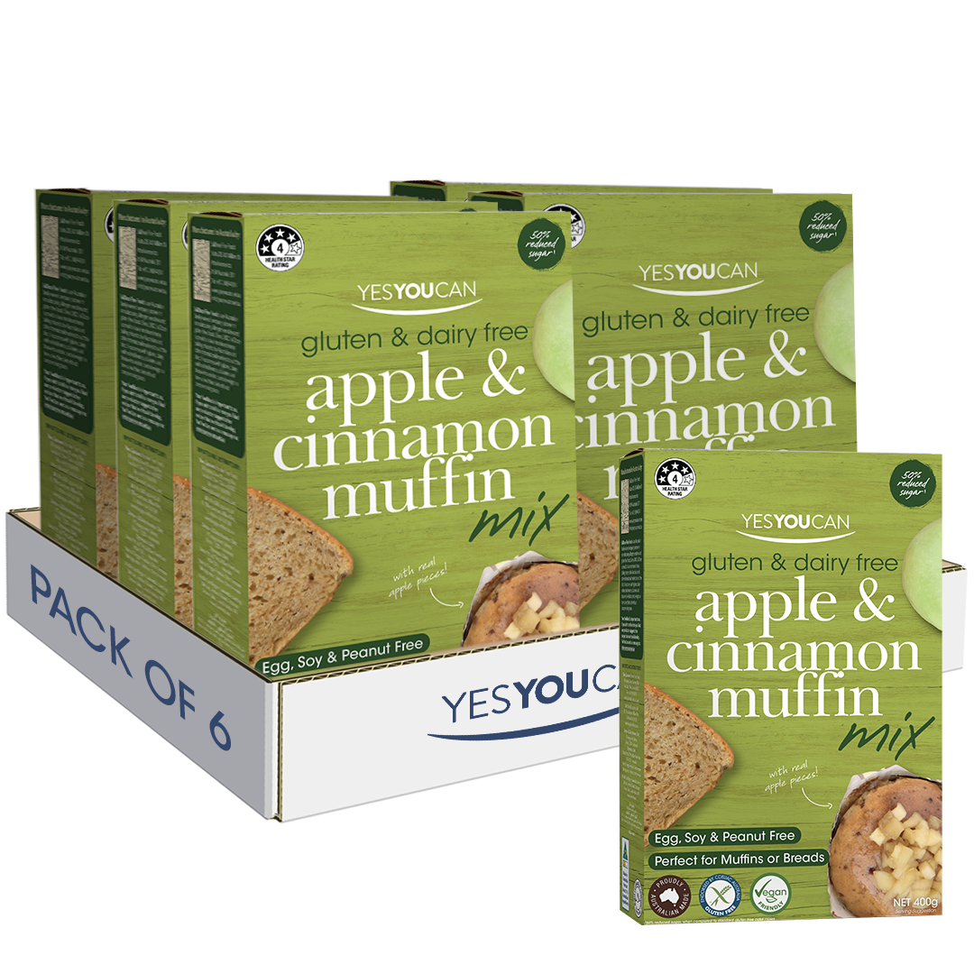 Apple Cinnamon Muffin Carton - 6 units