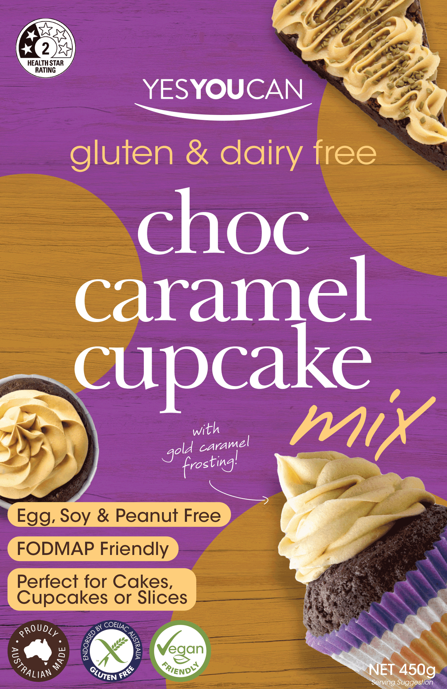 Choc Caramel Cupcake