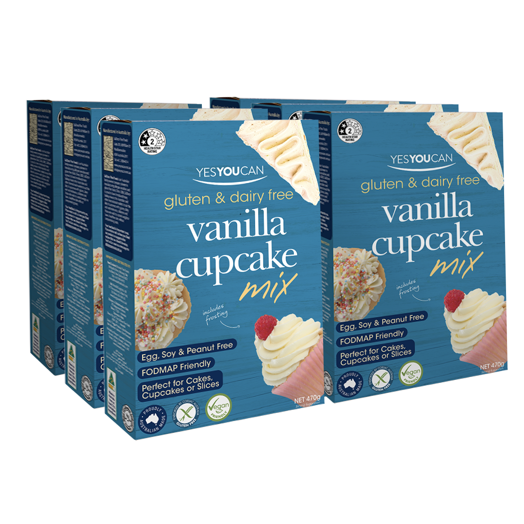 Vanilla Cupcake Mix Carton - 6 units