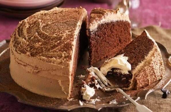 Chocolate Cake with Coffee Frosting Recipe