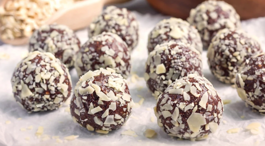 Cacao Macadamia Protein Balls
