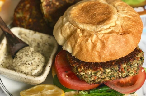 Vegan Falafel Burger Recipe