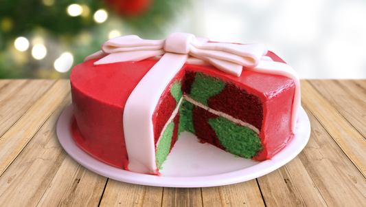 Gluten Free Christmas Swirl Cake