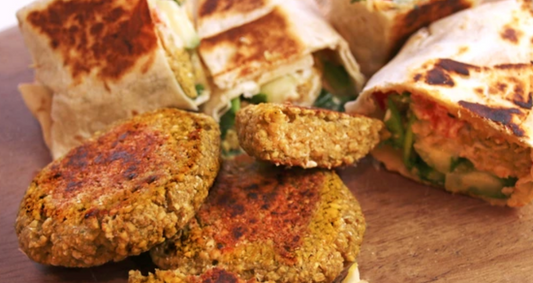 Gluten Free Falafel Wrap Recipe