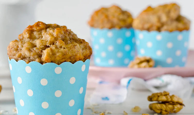 Gluten Free Banana and Walnut Muffin