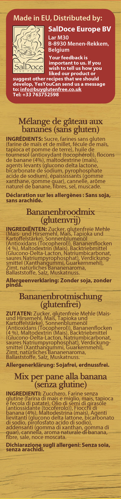 Banana Bread Mix