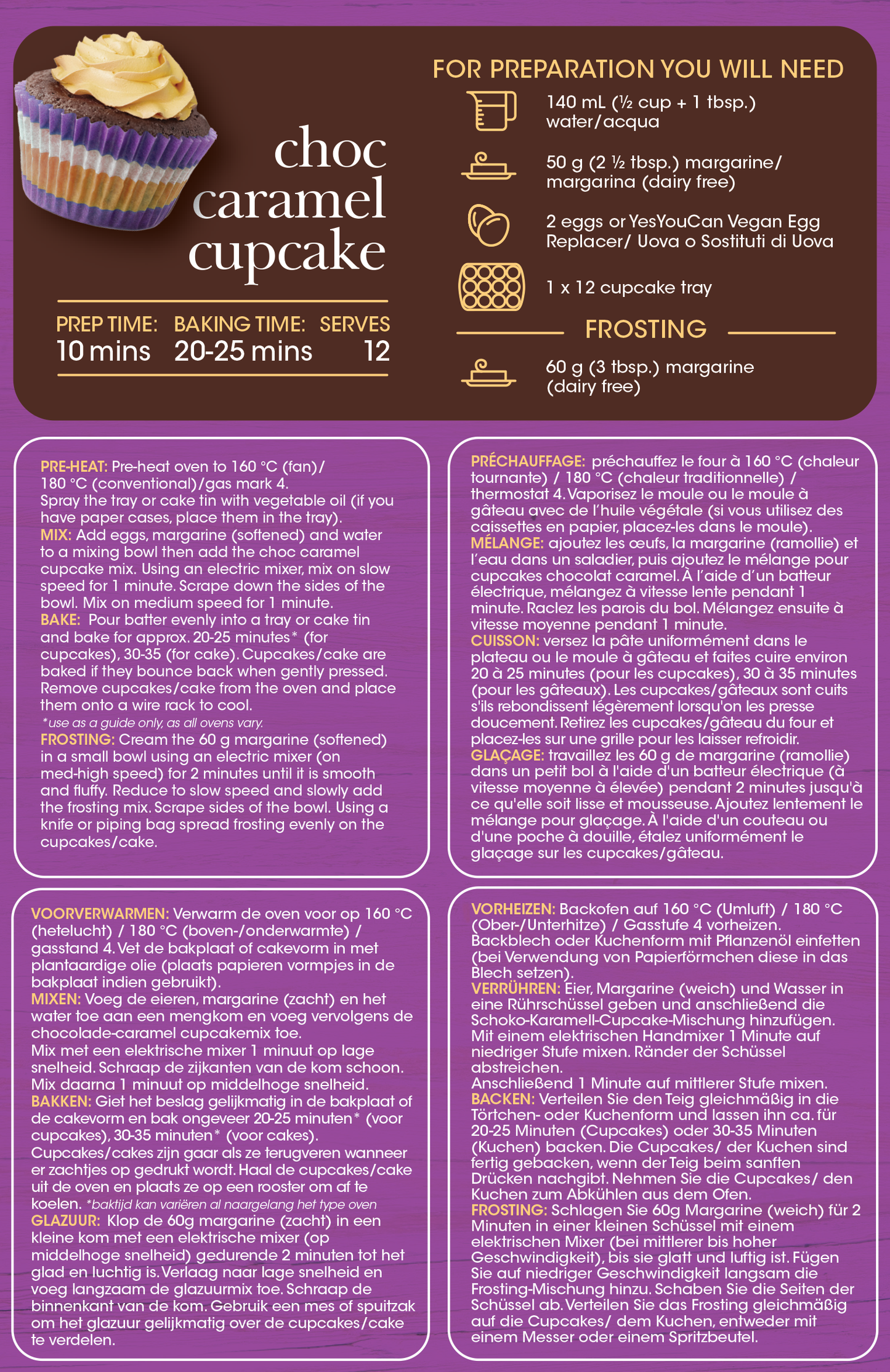 Choc Caramel Cupcake