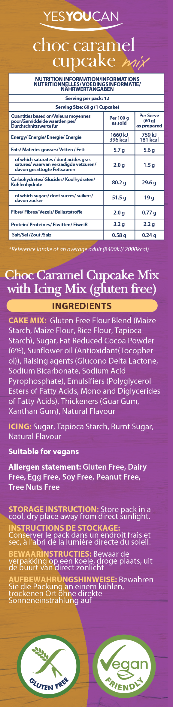 Choc Caramel Cupcake