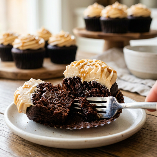 Choc Caramel Cupcake