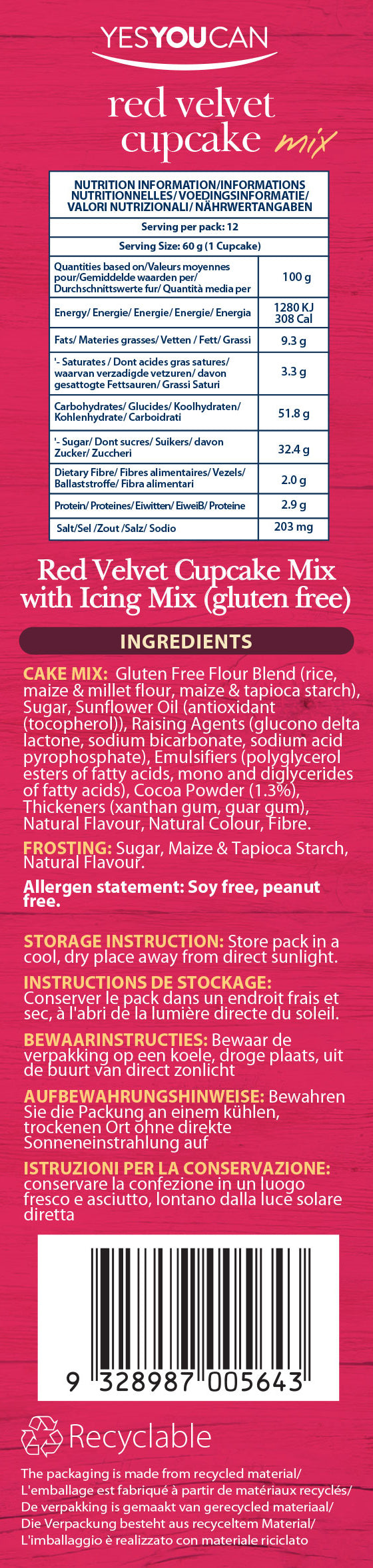 Red Velvet Cupcake Mix