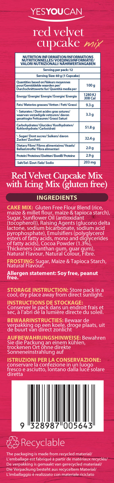 Red Velvet Cupcake Mix