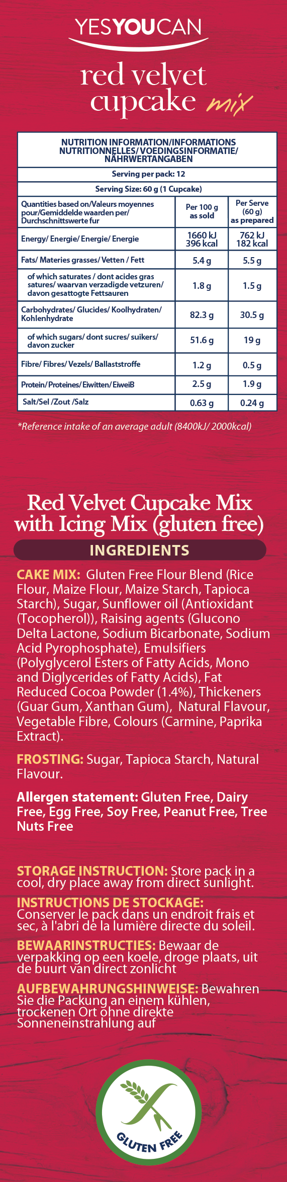 Red Velvet Cupcake Mix