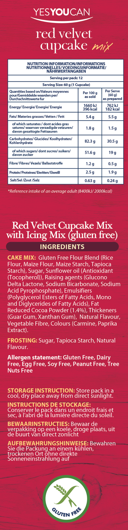 Red Velvet Cupcake Mix