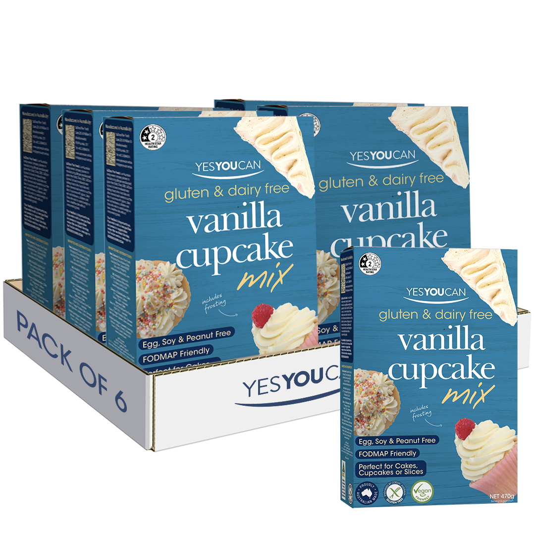 Vanilla Cupcake Mix Carton