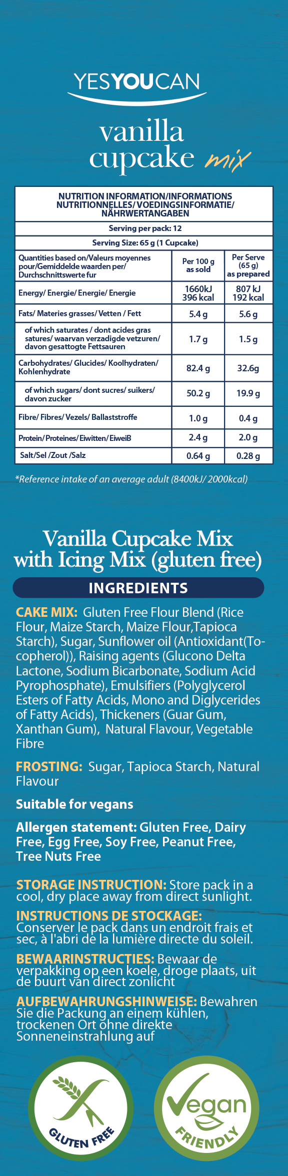 Vanilla Cupcake Mix